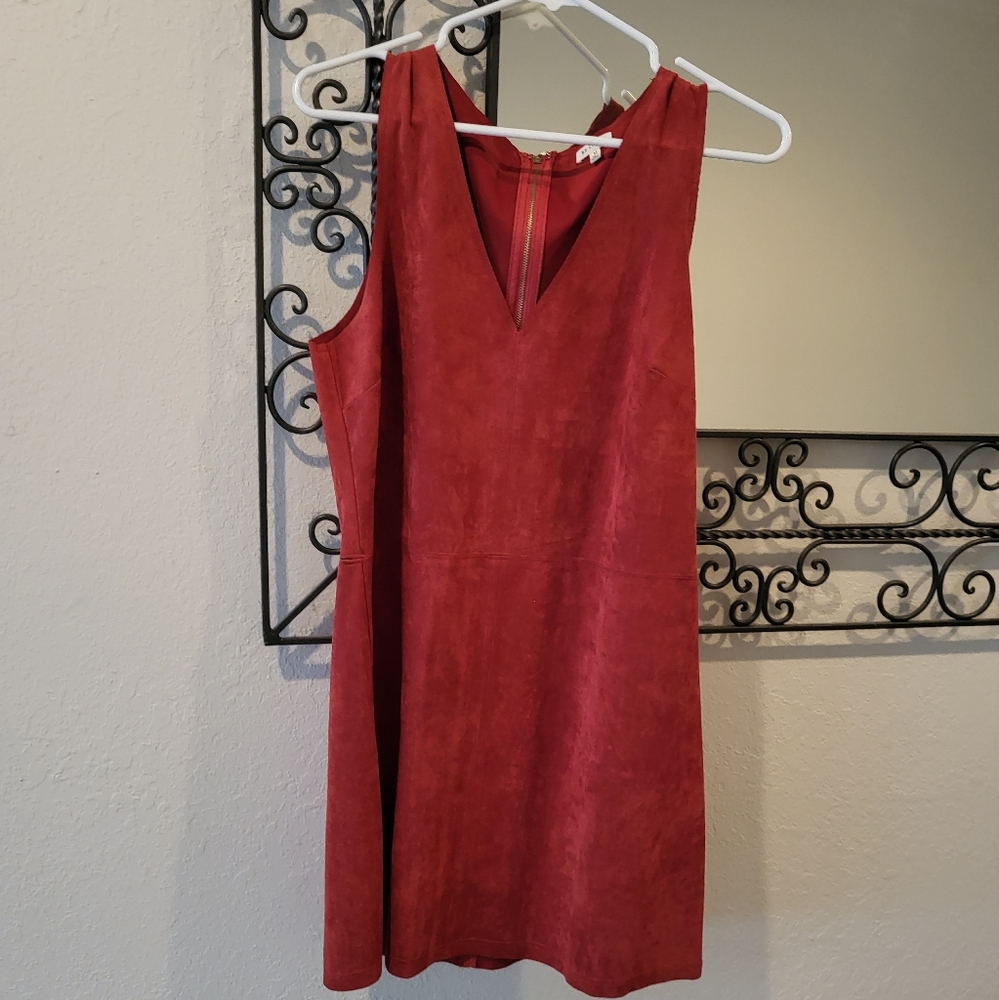COPY - Faux suede shift dress